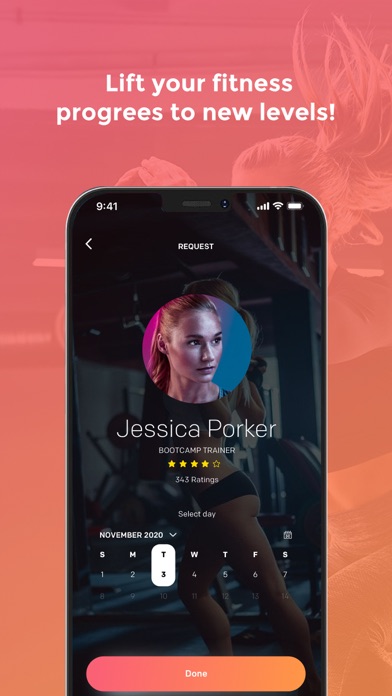 Sunrise Fitness Screenshot
