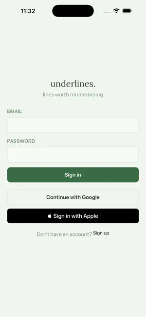 underlines. screenshot 1