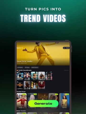 AI Dance Video Maker - Soul AI iPad screenshot 1