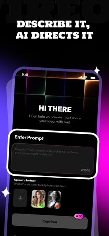 Vireo: AI Reels Video iPhone screenshot