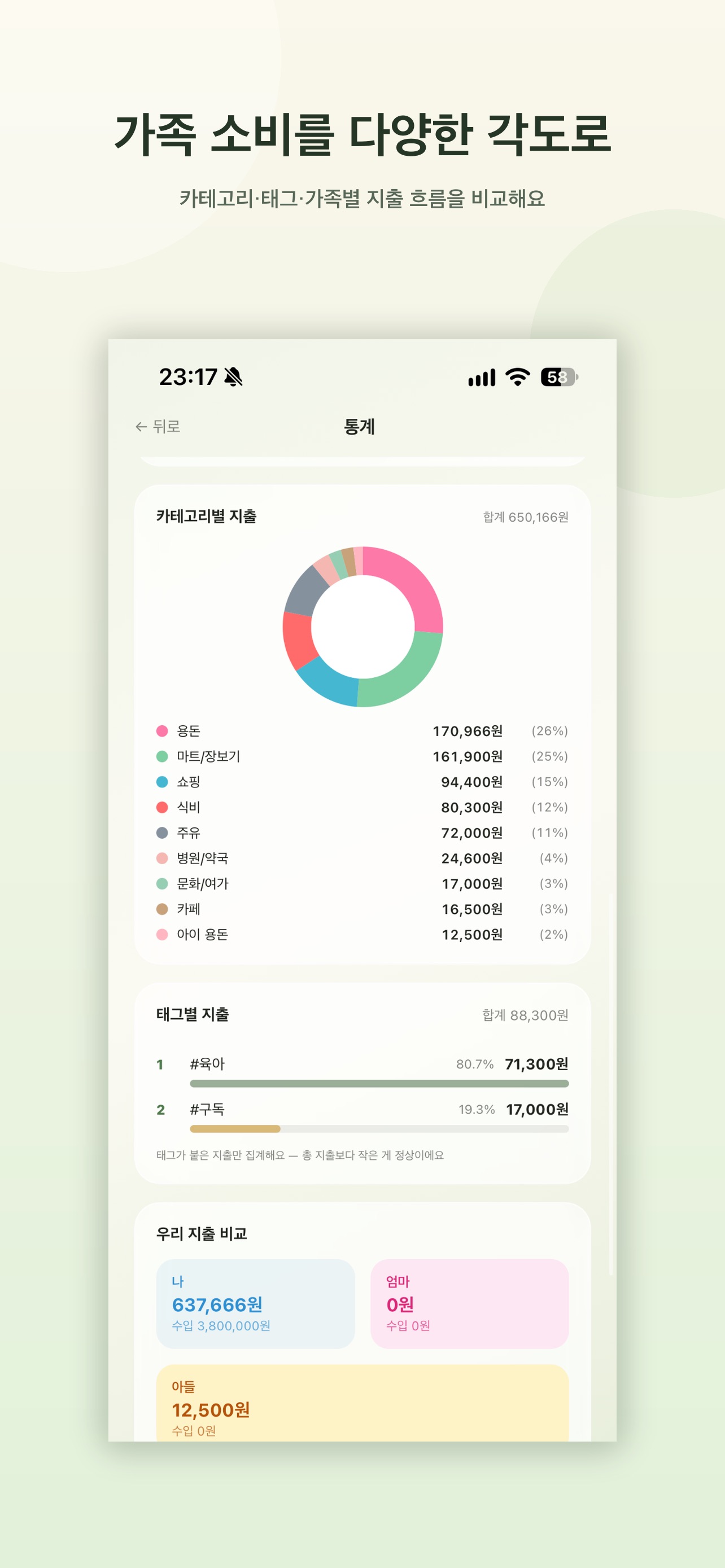 Screenshot 6 of 자란다가계부