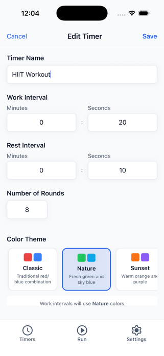Interval Pro Timer Screenshot 2 of 9
