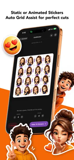 GridSticker - Sticker Maker screenshot 3