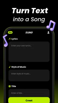 Suno AI Creator iphone resimleri 3