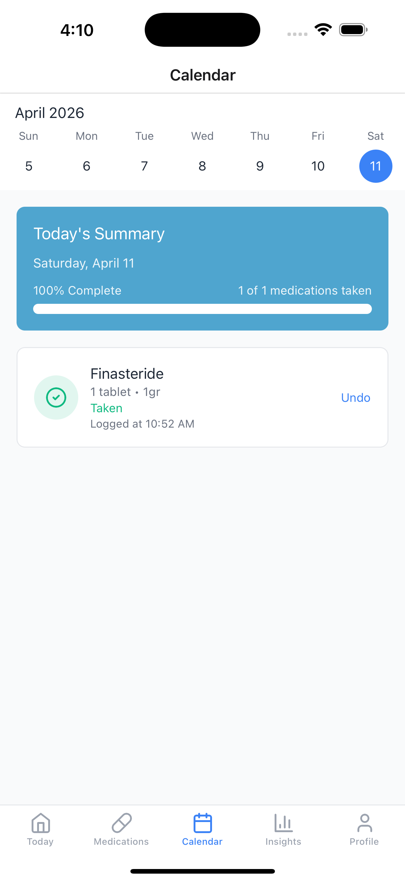 MediTracker screenshot 4