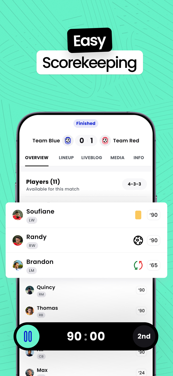 Mingle Sport  Football App