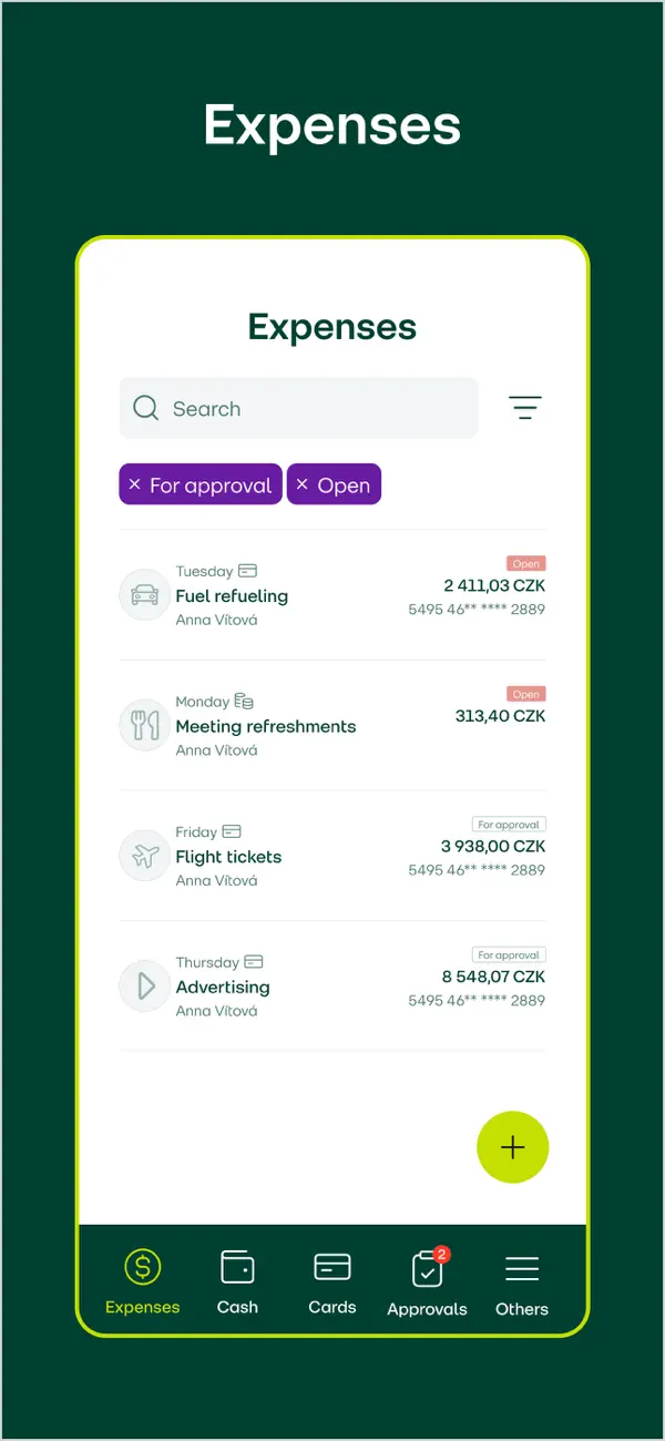 Screenshot #1 pour Fidoo Expense Management