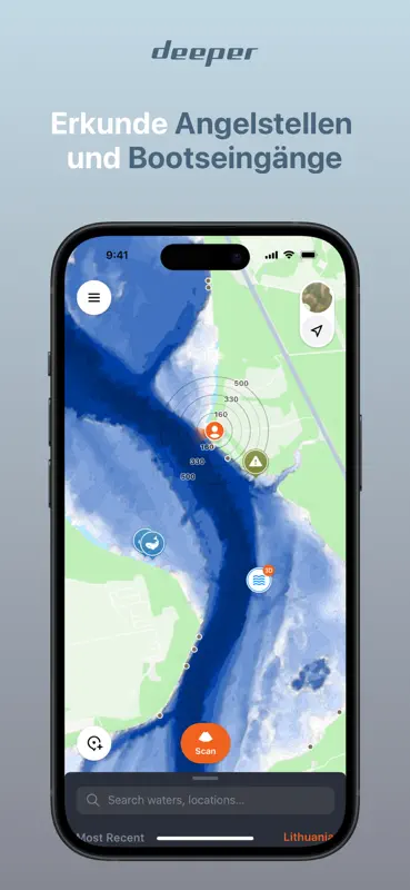 Fish Deeper - Fishing App screenshot 2 of 7
