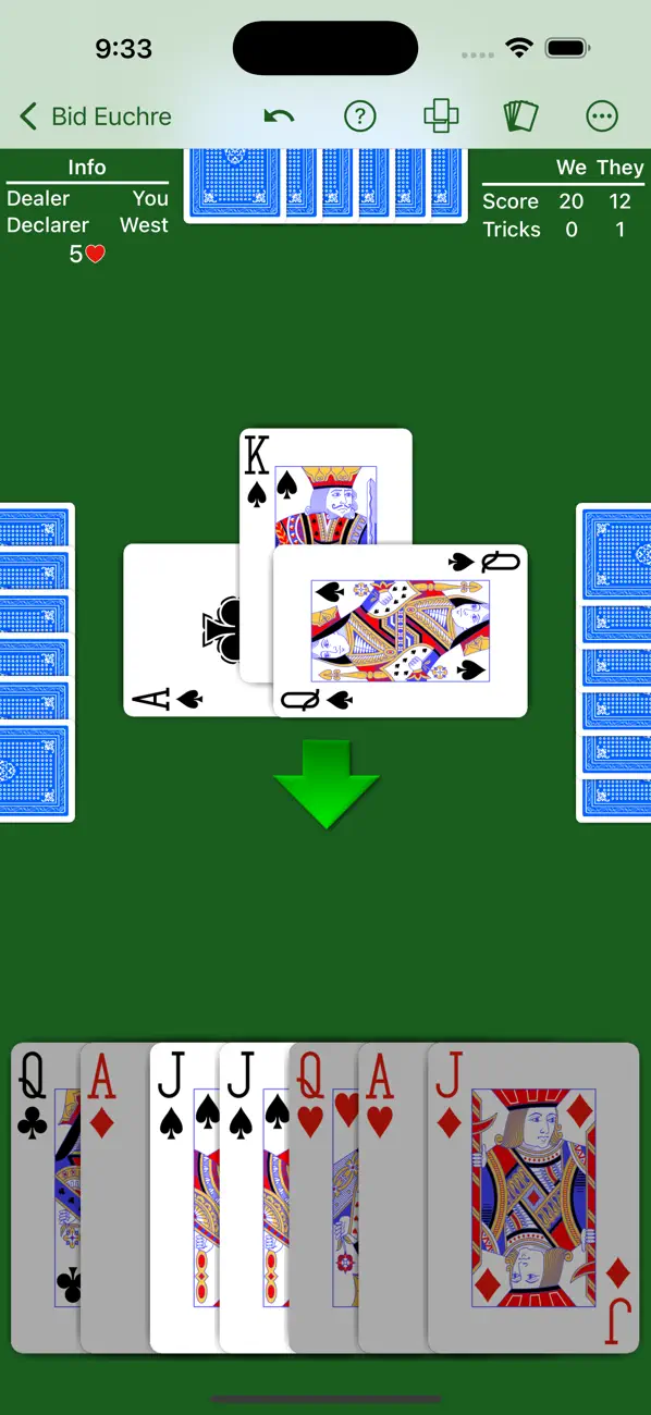 Screenshot #1 pour Bid Euchre - Expert AI