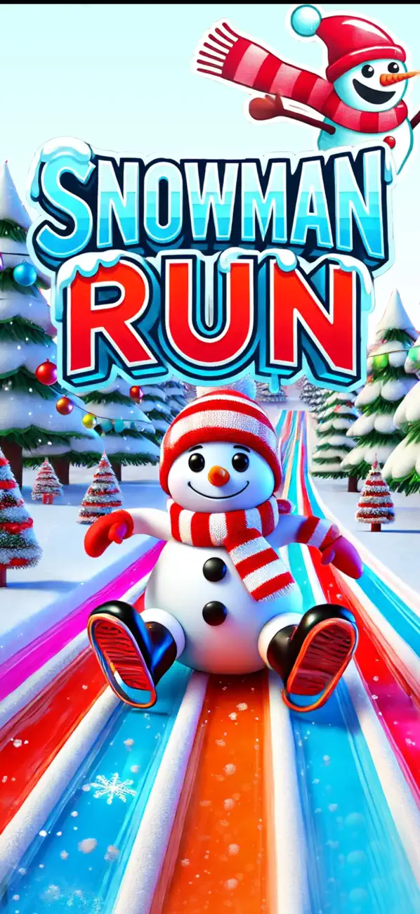 Screenshot #1 pour Snowman Run: Winter Escape