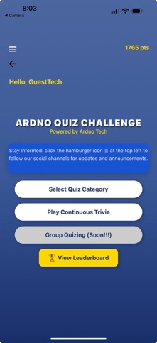Ardno Quiz Challenge Screenshot 1 of 5