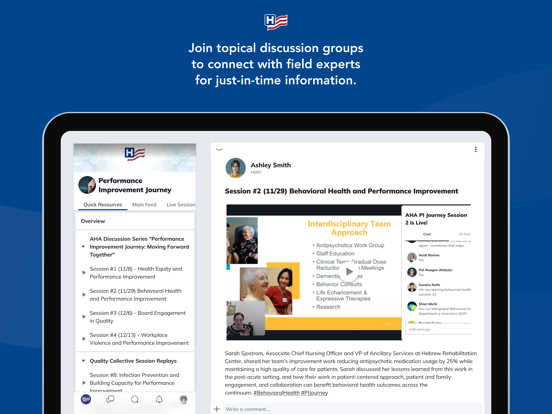 AHA Living Learning Network iPad screenshot 4 - Medical app