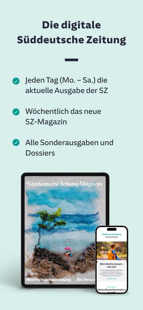Screenshot #1 pour Süddeutsche Zeitung