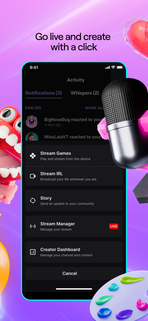 ‎Twitch: Live Streaming Screenshot
