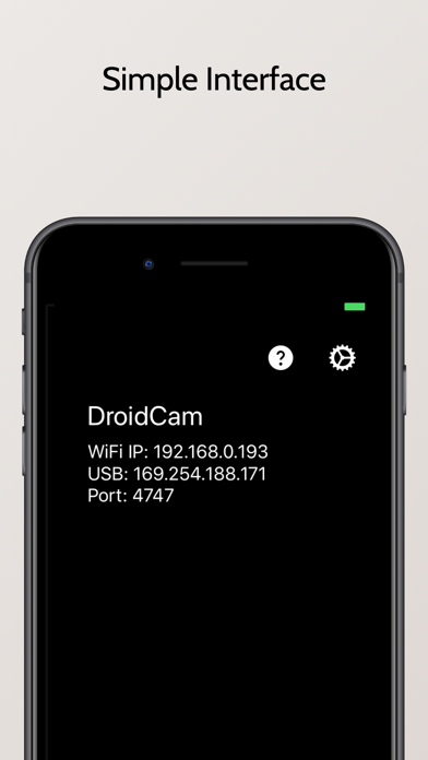 DroidCam (Business Edition) Screenshot