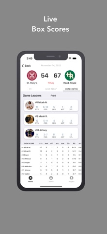 Alameda Stats iPhone screenshot