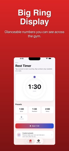 Gym Rest Timer - Workout Screenshot 2 of 5