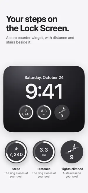 Pedometer: Step Counter Widget screenshot 1