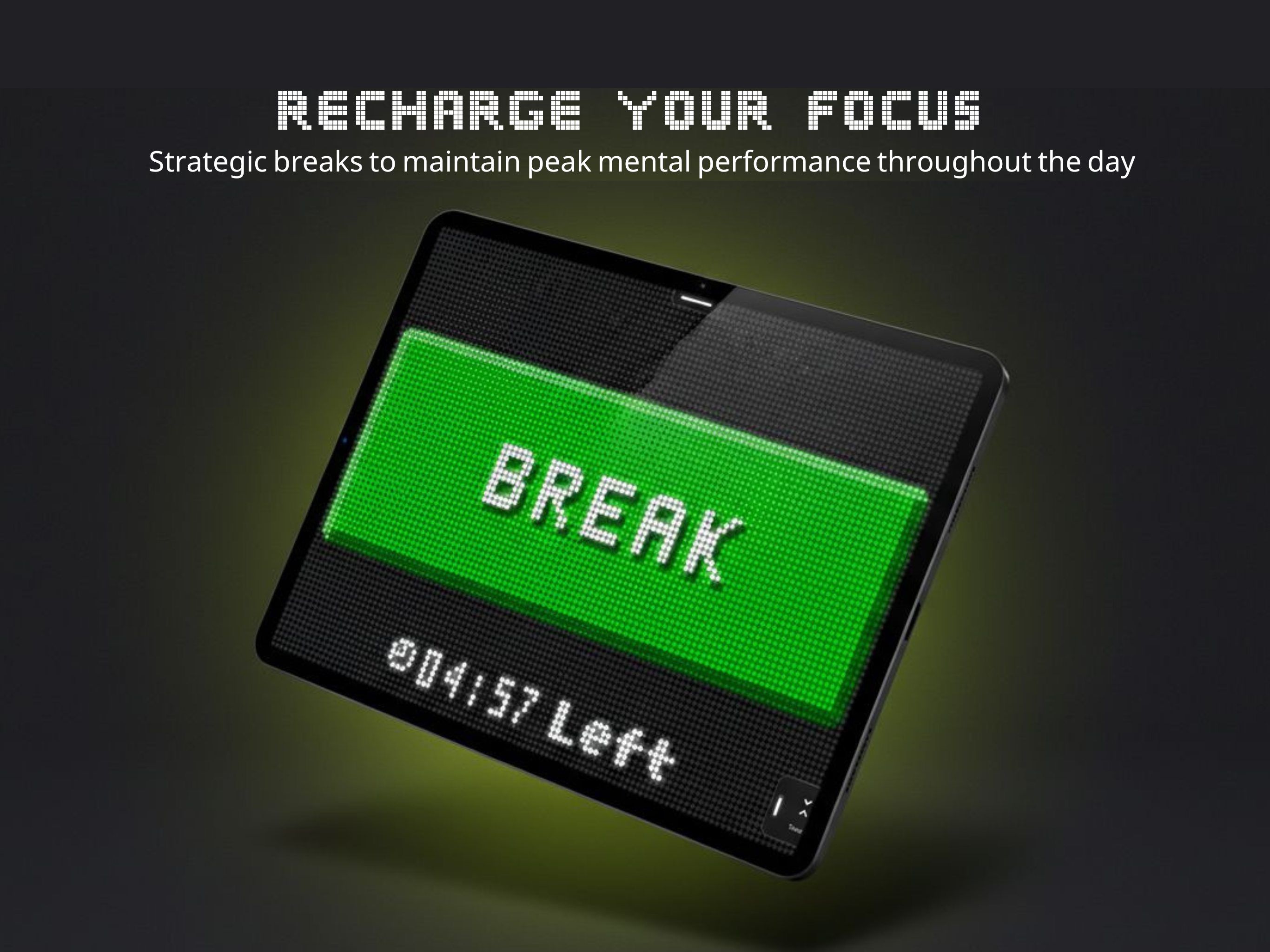 Pixel Focus – Retro LED Timer