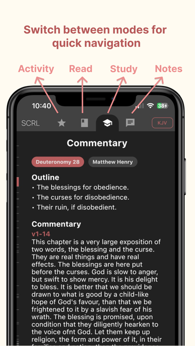 SCRL: Bible in Scroll iPhone screenshot 3 - Reference app