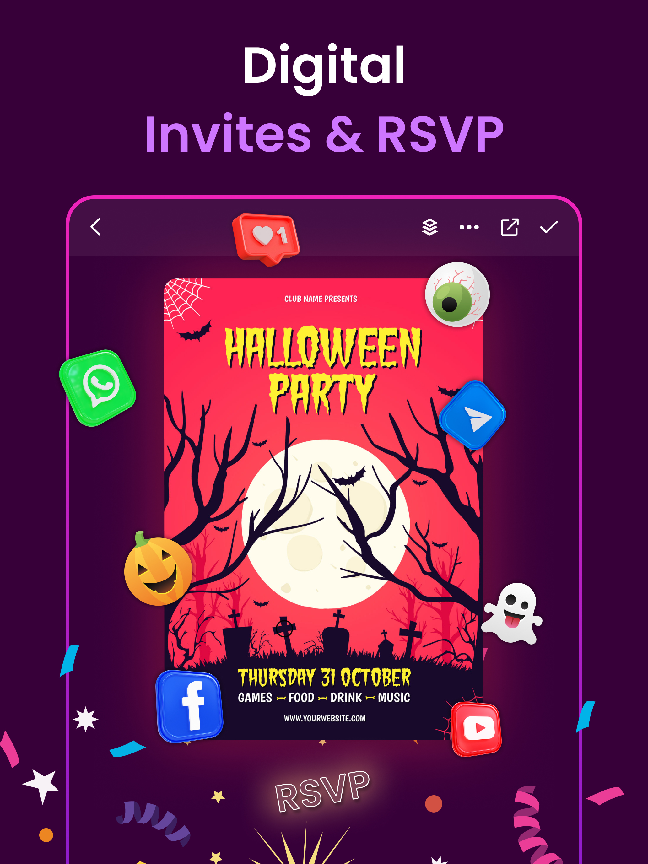 Invitation Maker - Card Maker