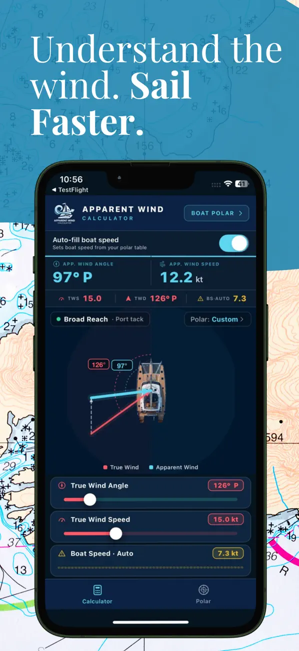 Screenshot #3 pour Apparent Wind Calculator