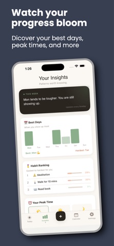 Sproubit: Gentle Habit Tracker screenshot