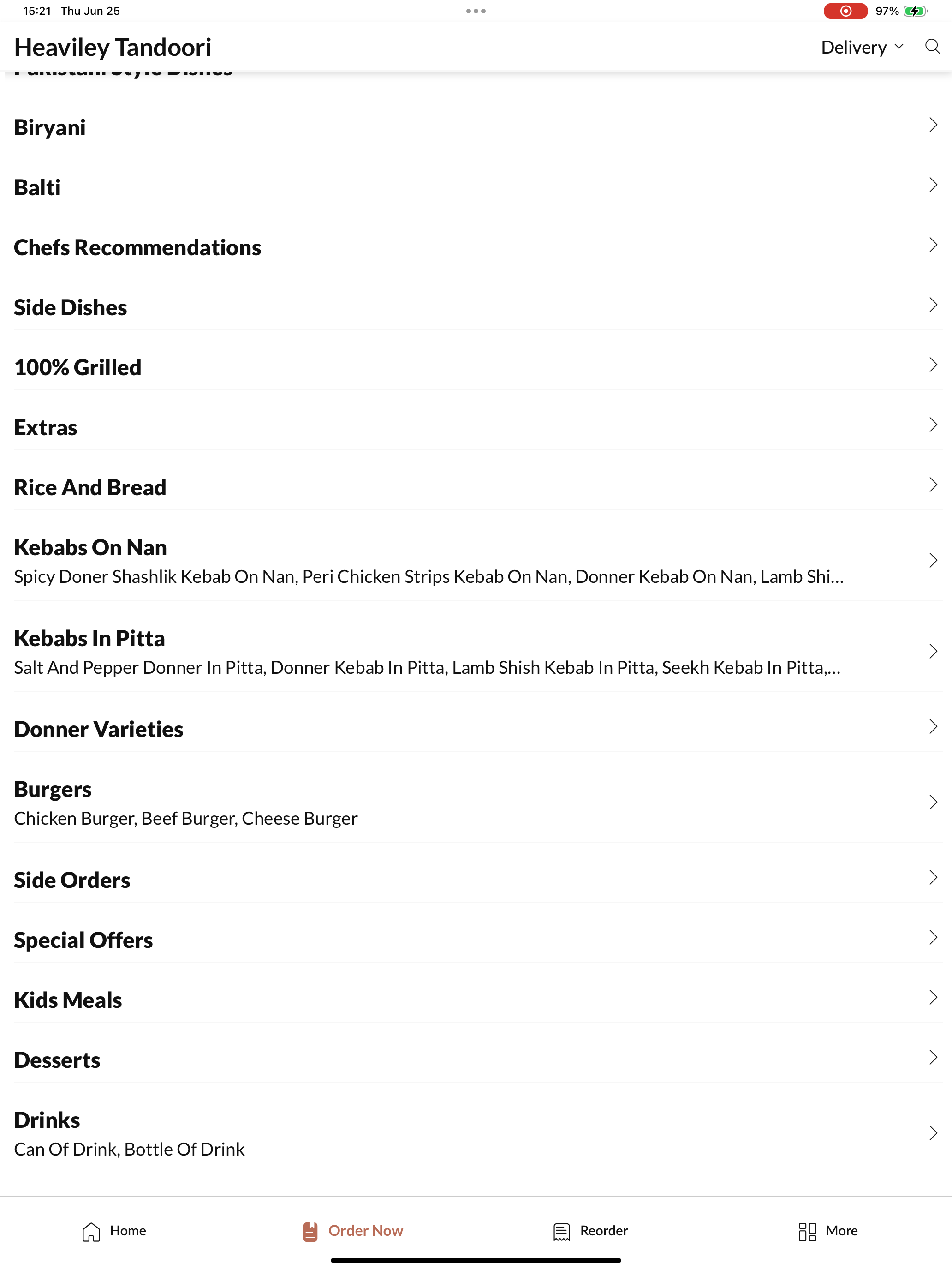 Heaviley Tandoori Buxton Road screenshot 7