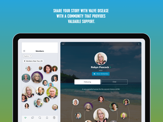 My Valve My Voice iPad screenshot 2 - Health & Fitness app