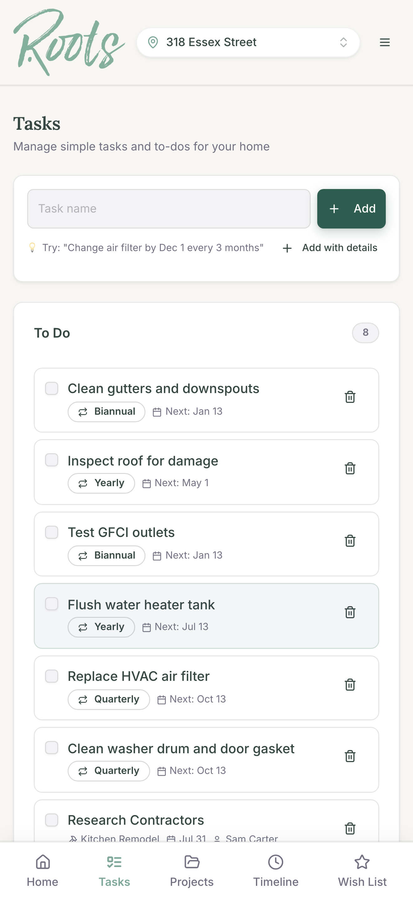Roots: Home Management screenshot 6