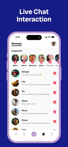 OMG - Chat & Meet New Friends iPhone screenshot