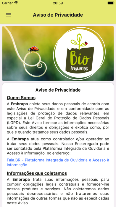 Bioinsumos Screenshot