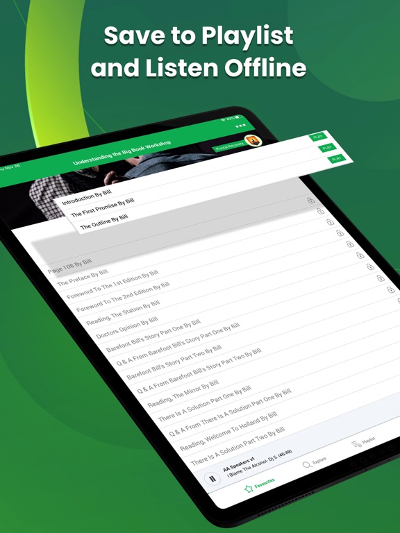 12 Step AA NA Daily Meditation iPad screenshot 4 - Lifestyle app