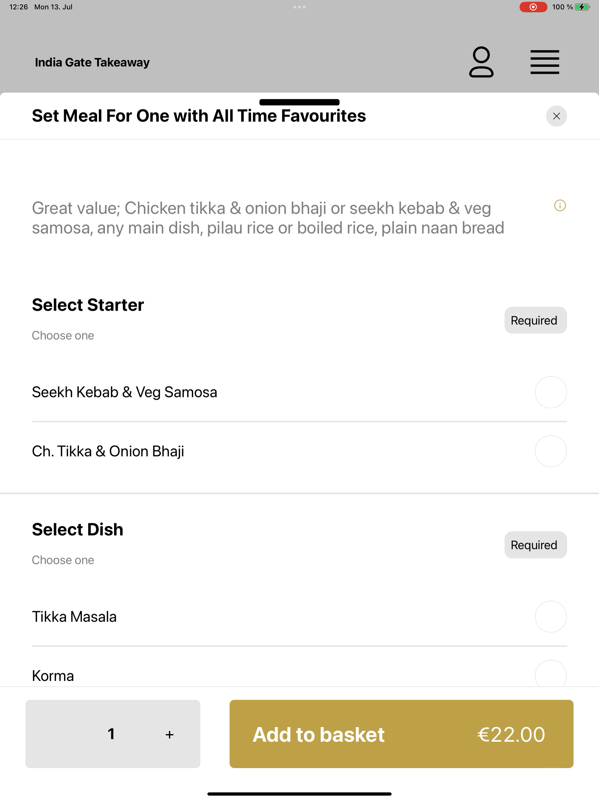 India Gate Takeaway screenshot 16