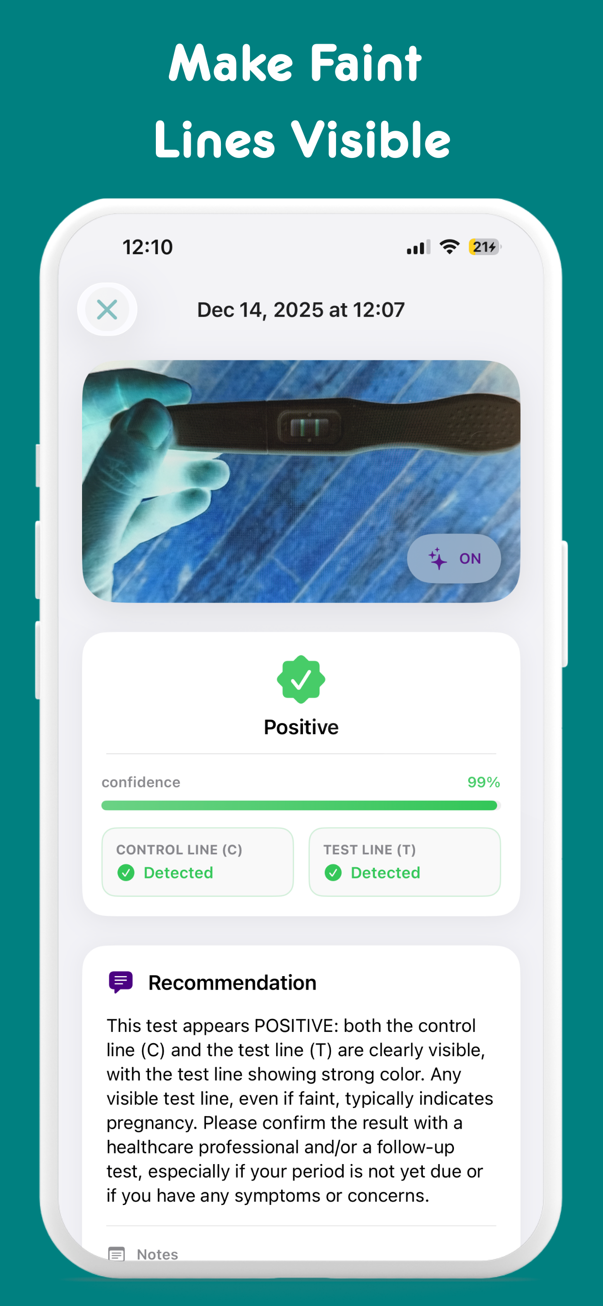 Pregnancy Test Scanner Reader