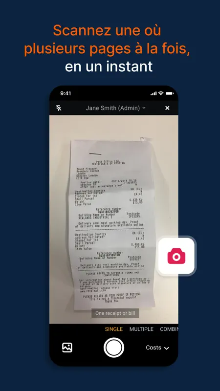 Dext: Note de frais & reçus screenshot 1 of 8