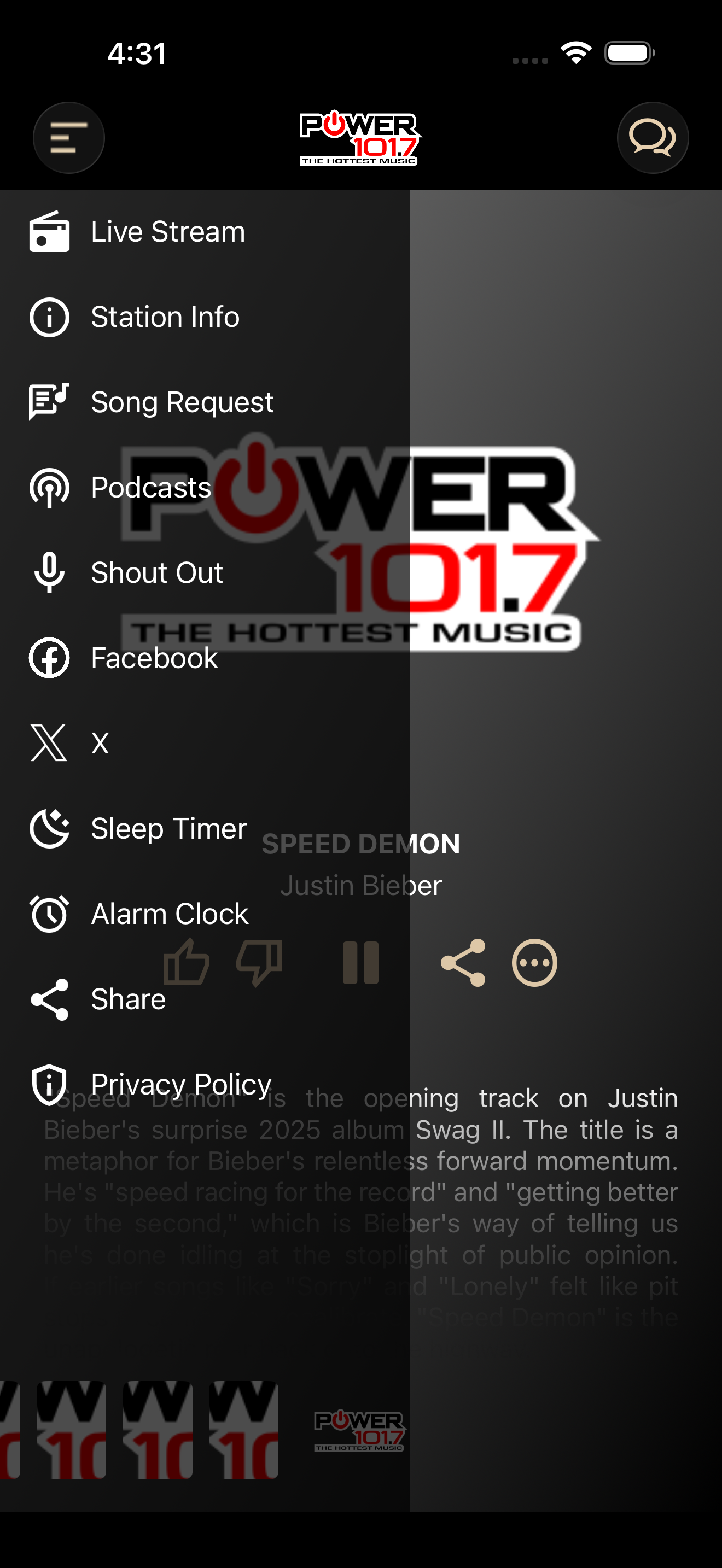 Power 101.7 screenshot 4