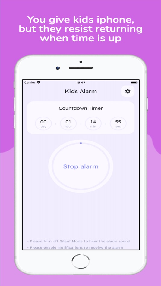 #1. Kid Alarm: Kid Play Time Limit (iOS) 由: Tu Tran Duy