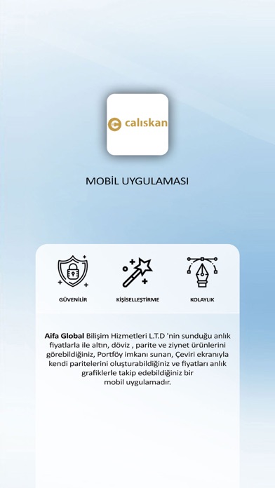 Çalışkan Kıymetli Madenler Screenshot