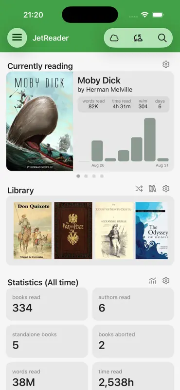 JetReader screenshot 1 of 9