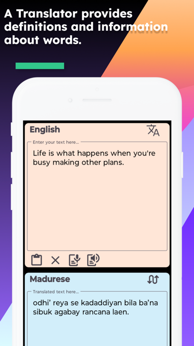 English Madurese Translator Screenshot