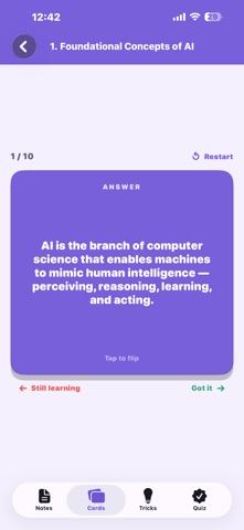 CBSE AI 10 iPhone screenshot