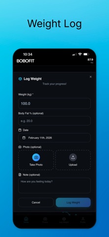 Bobofit: Weight & BMI Tracker Screenshot 6 of 7