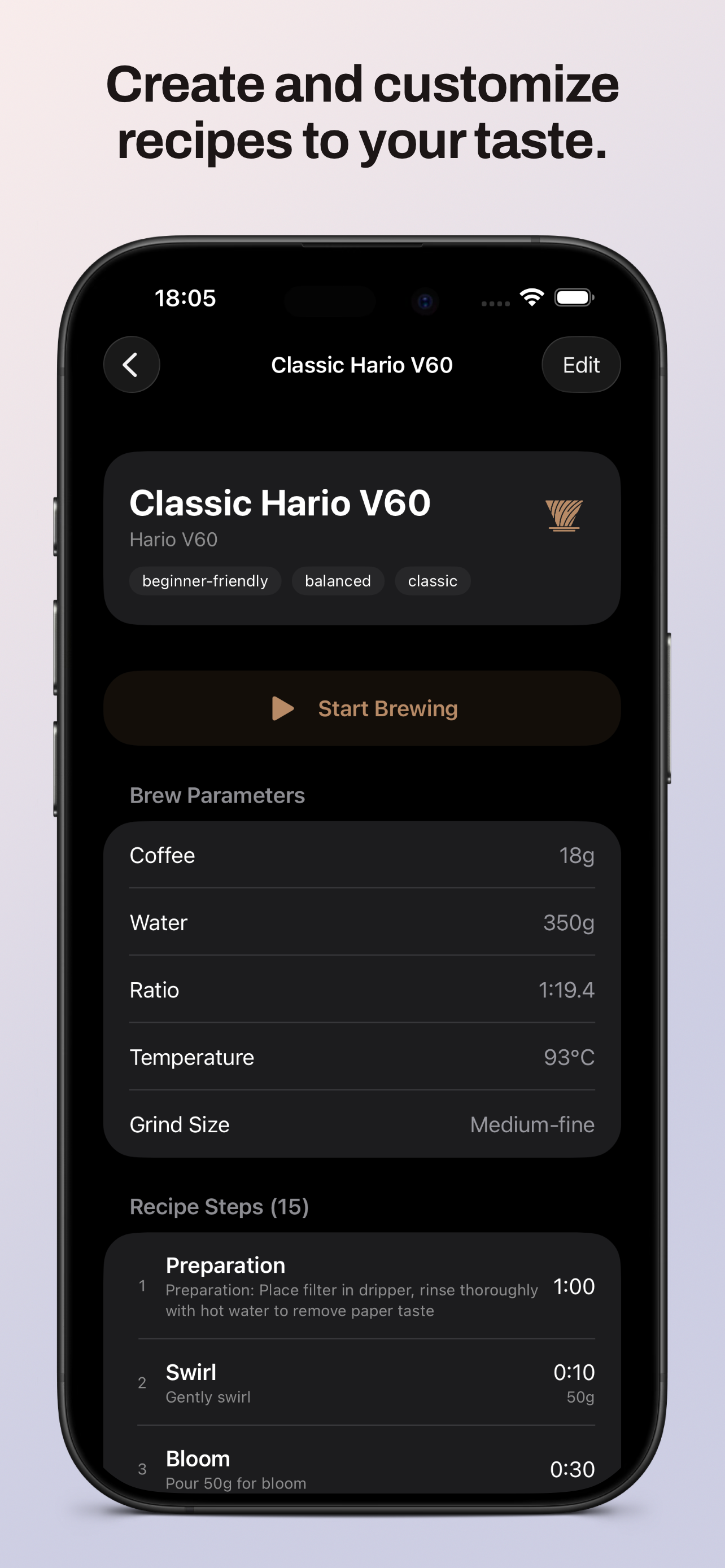 BrewGuide: Coffee Timer