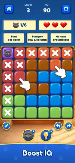 Capture d'écran de Cat Sudoku! sur iPhone 1