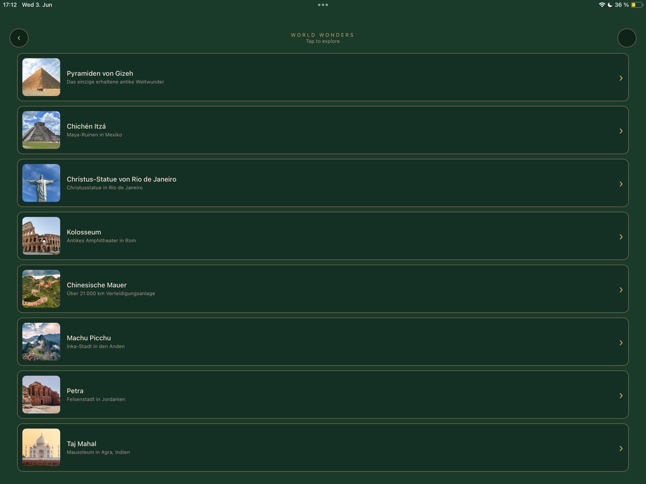 iPad screenshot