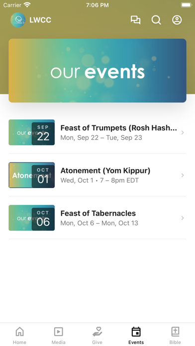 Living Word GR app screenshot 3