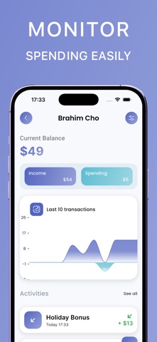 Chores and Allowance SavvyKids iPhone screenshot