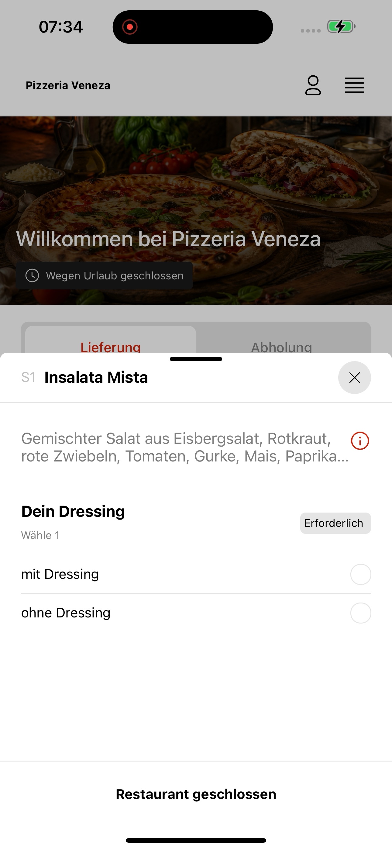 Screenshot 7 of Pizzeria Veneza