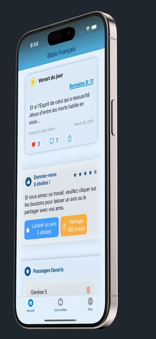 Screenshot #1 pour Bible Francais - French Bible